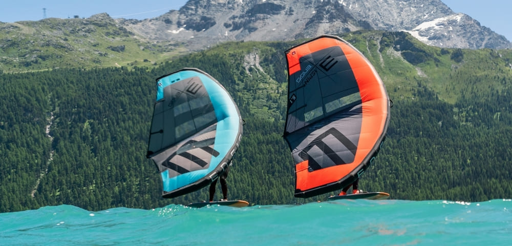 Wingfoil advanced lessons in Cannobio and Lago Maggiore with Follow Me Adventures