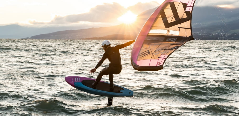 Wingfoil Pro lessons in Cannobio and Lago Maggiore with Follow Me Adventures